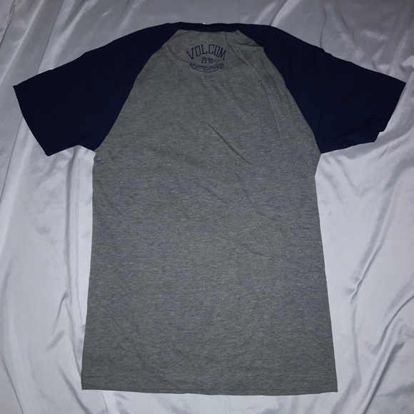 NEW mens small volcom tiger ringer tee youth against establishment 1991 - Picture 2 of 5